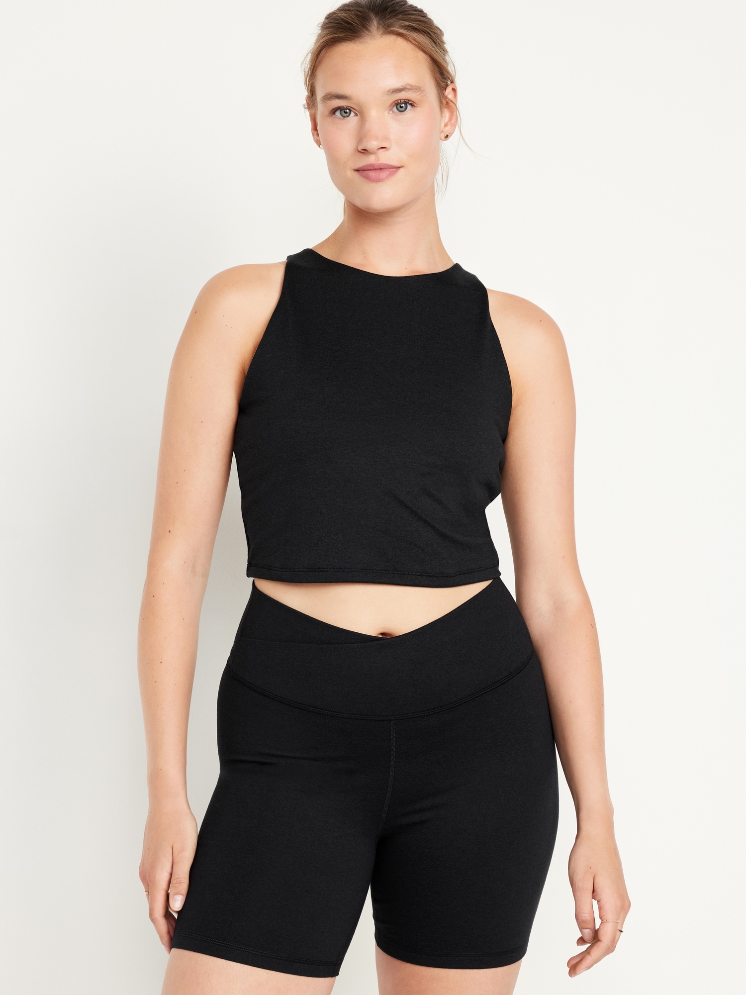 CloudComfy High-Neck Longline Sports Bra