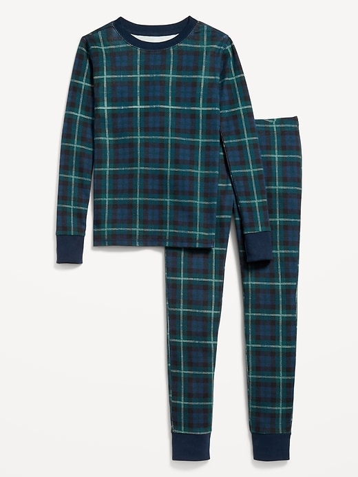 View large product image 2 of 4. Gender-Neutral Graphic Snug-Fit Pajama Set for Kids