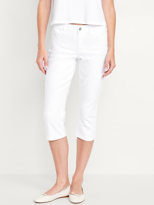Image number 3 showing, Mid-Rise Wow Capri Jeans