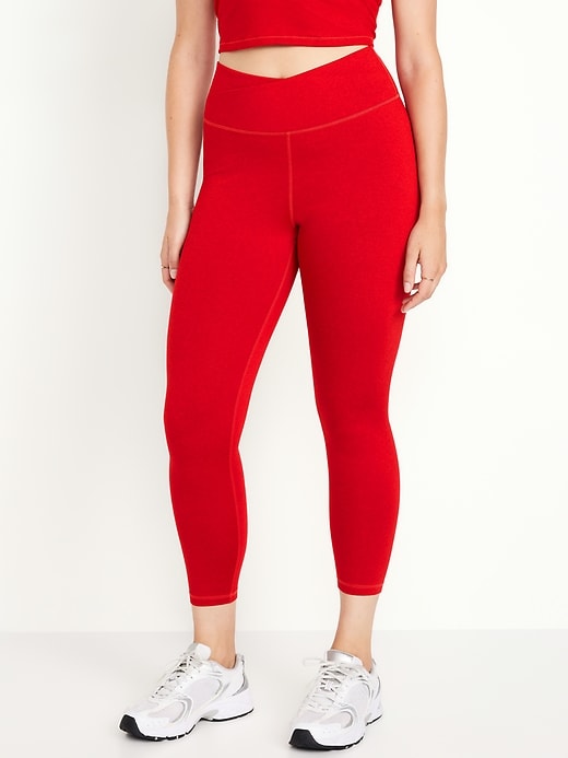 L'image numéro 4 présente Legging NuageConfo à taille très haute longueur 7/8