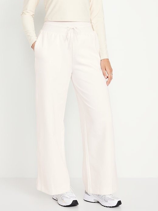 Image number 4 showing, Dynamic Fleece Wide-Leg Pants