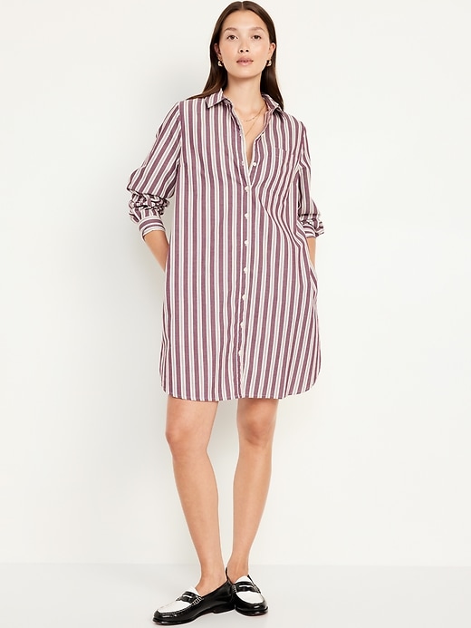 Image number 1 showing, Mini Shirt Dress