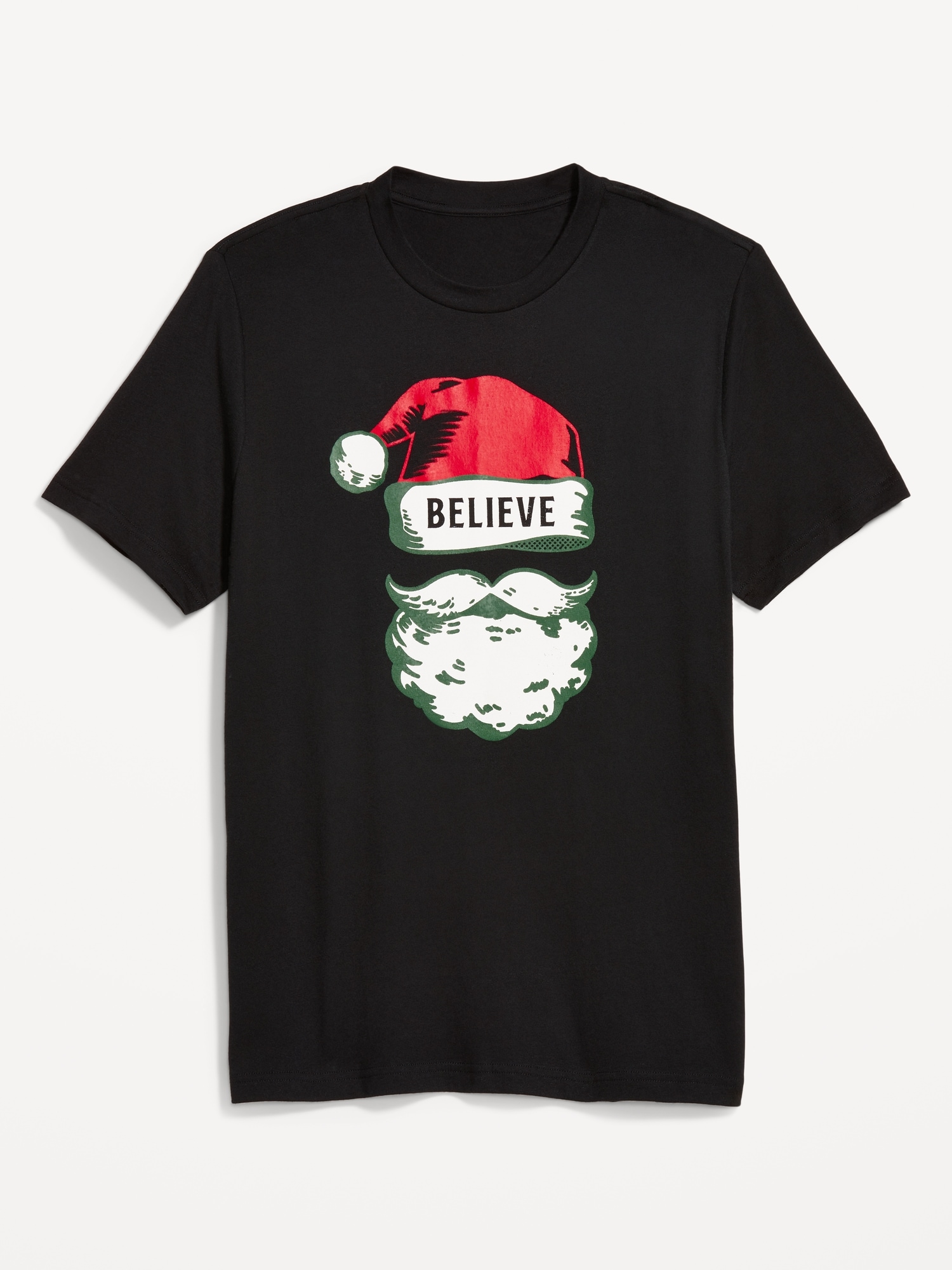 Holiday-Graphic T-Shirt - Black