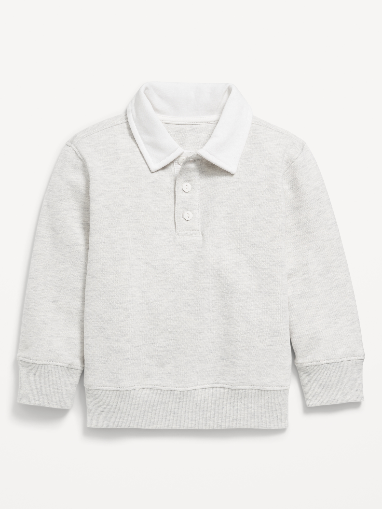 Cozy Long-Sleeve Collared Sweater for Toddler Boys