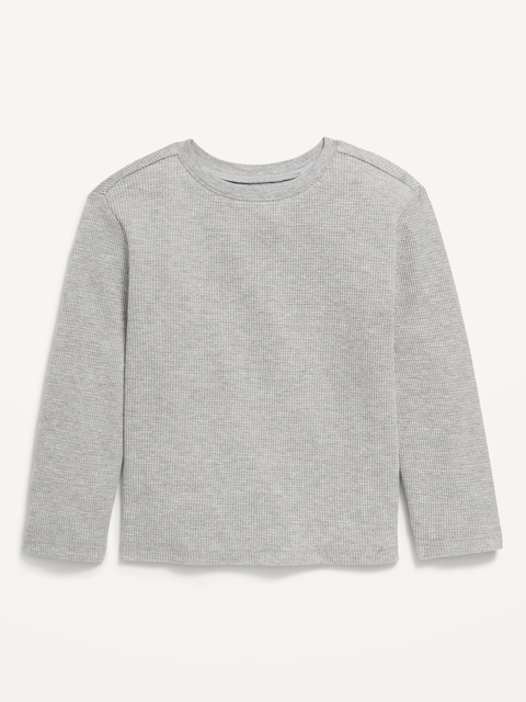 Long-Sleeve Thermal-Knit T-Shirt for Toddler Boys