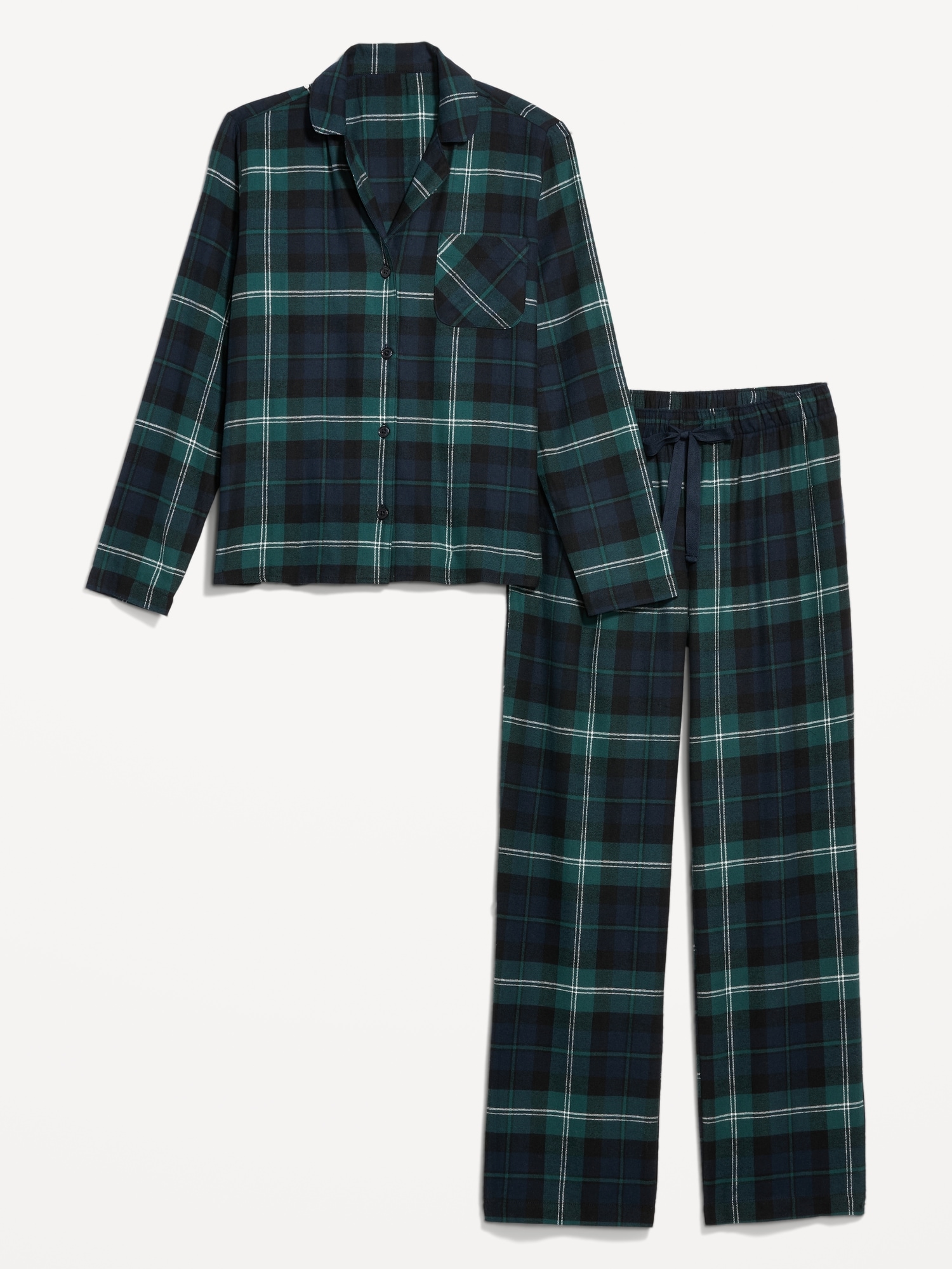 Flannel Pajama Set for Women