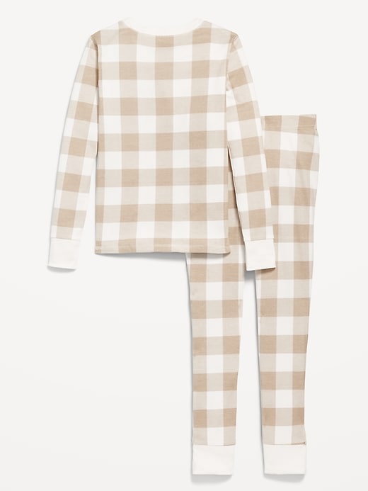 L'image numéro 3 présente Pyjama ajusté à imprimé unisexe pour enfant