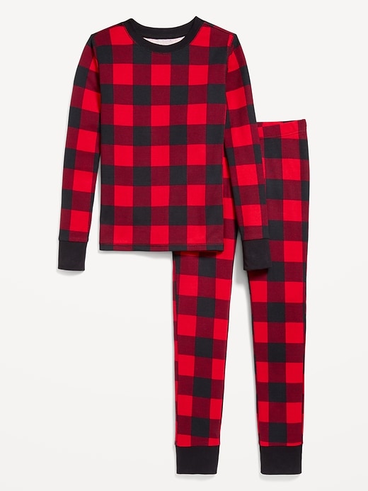 Voir une image plus grande du produit 2 de 4. Pyjama ajusté à imprimé unisexe pour enfant