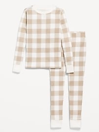 L'image numéro 2 présente Pyjama ajusté à imprimé unisexe pour enfant