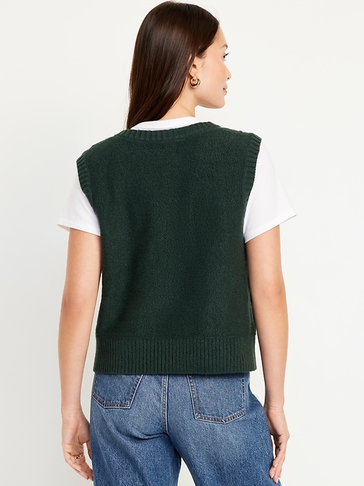 Image number 2 showing, SoSoft Cable-Knit Vest