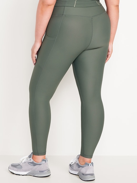 Image number 7 showing, High-Waisted PowerSoft Rib Leggings