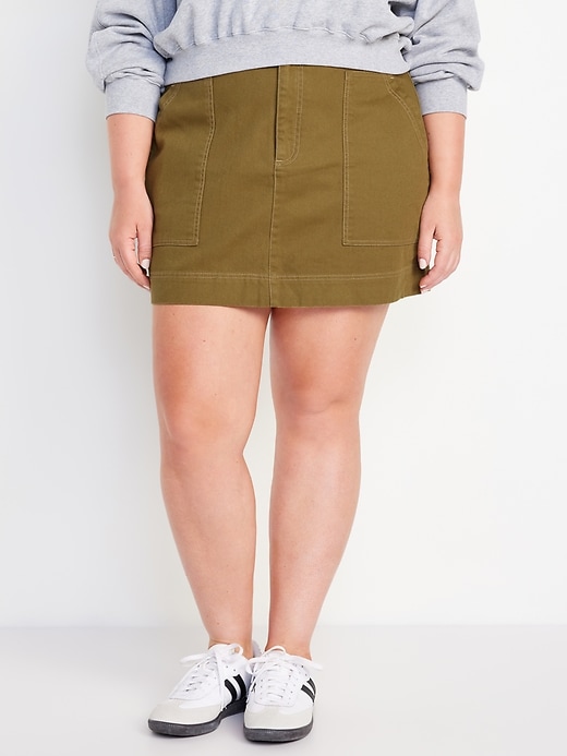 Image number 7 showing, Utility Mini Skirt