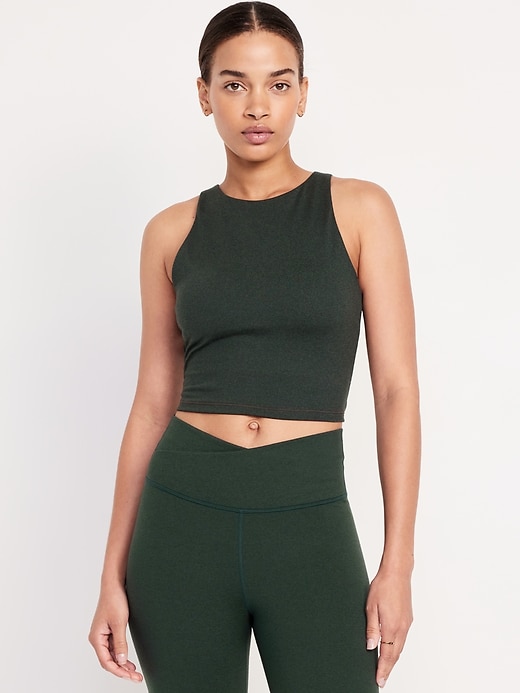 Image number 1 showing, CloudComfy High-Neck Longline Sports Bra