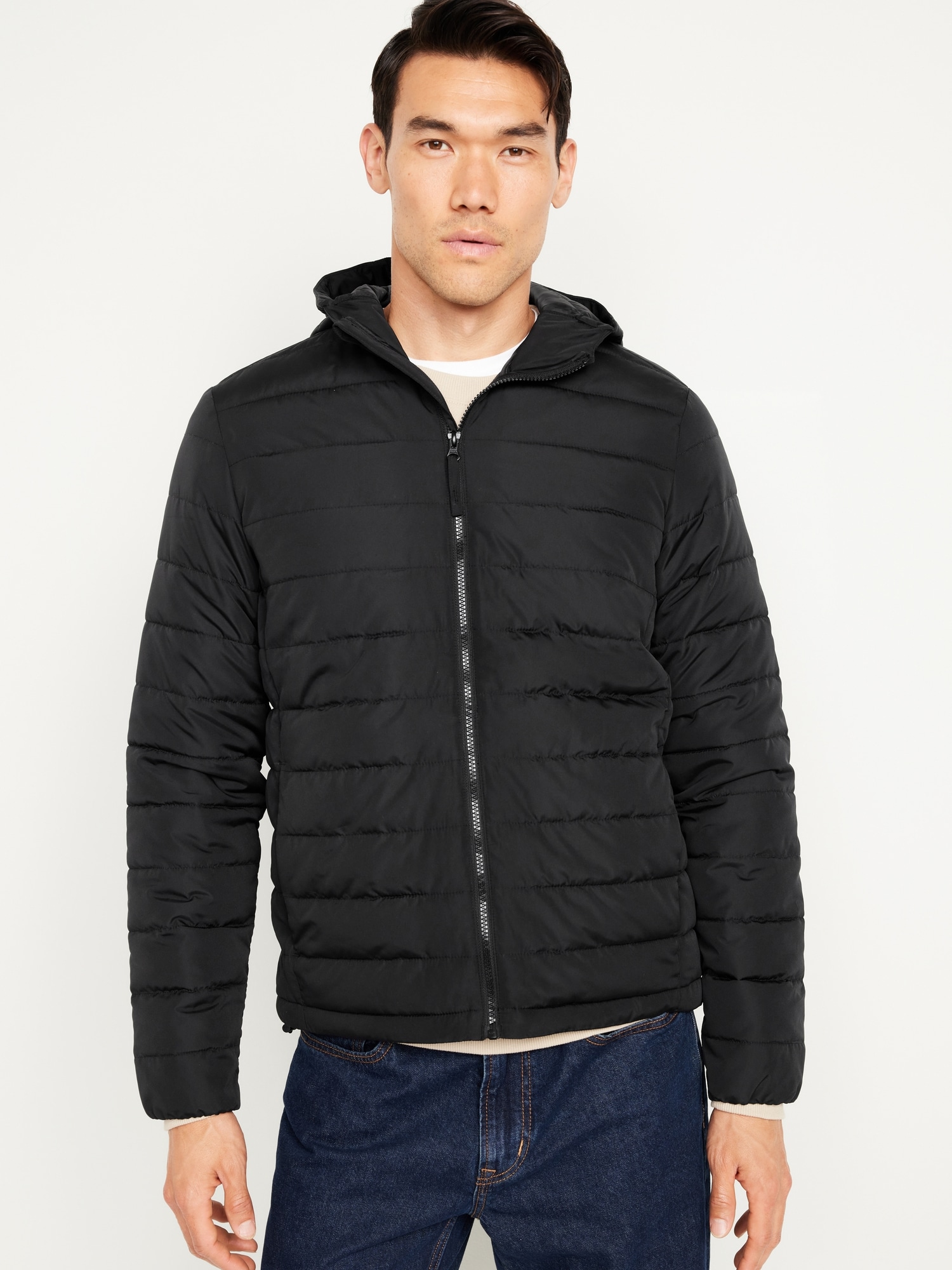 Water-Resistant Narrow-Channel Puffer Jacket