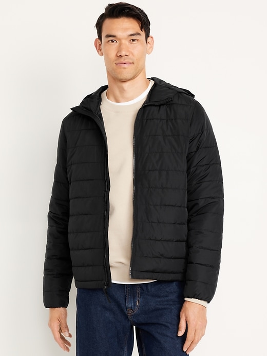 Image number 1 showing, Water-Resistant Narrow-Channel Puffer Jacket