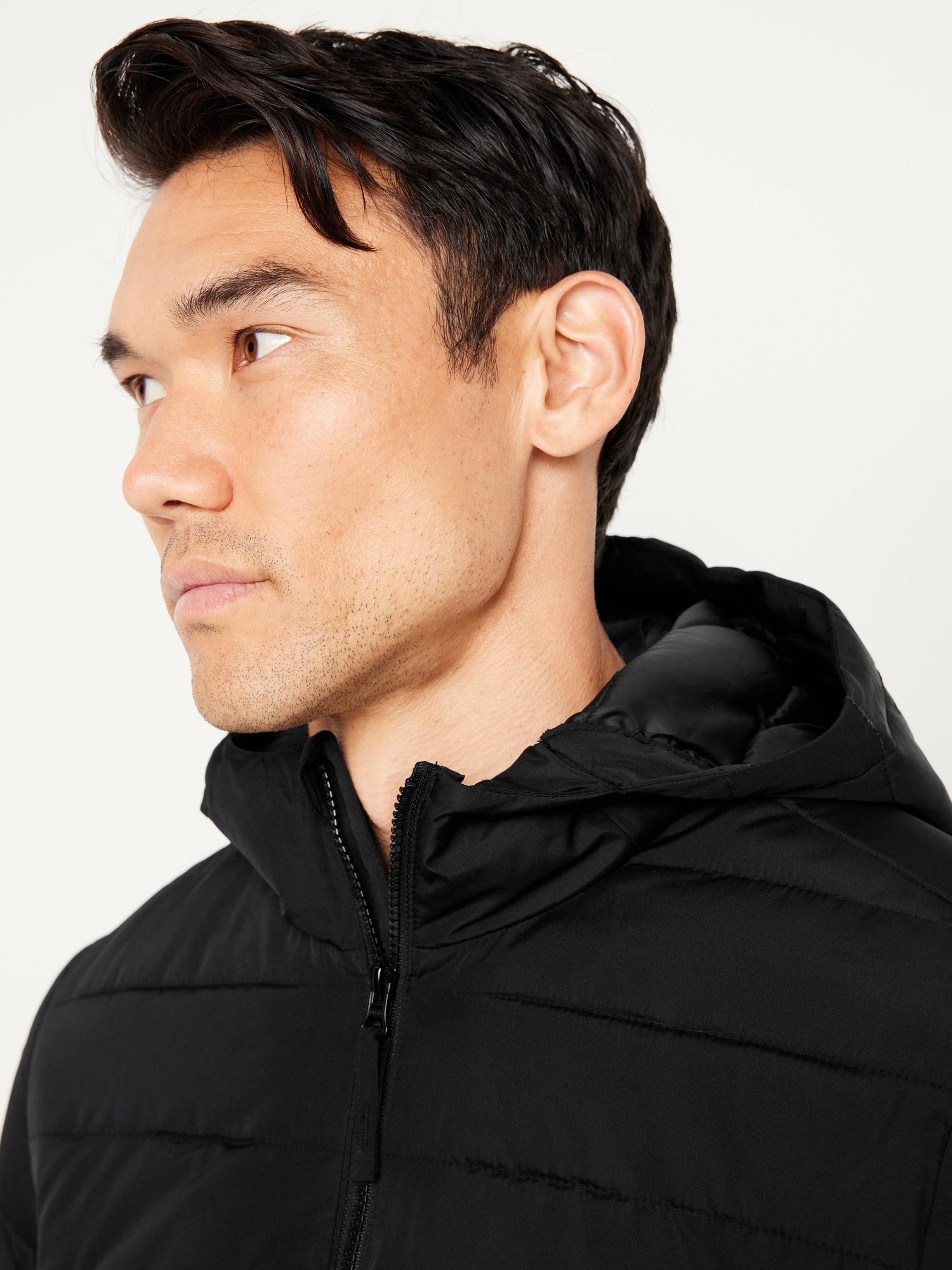 Water-Resistant Narrow-Channel Puffer Jacket