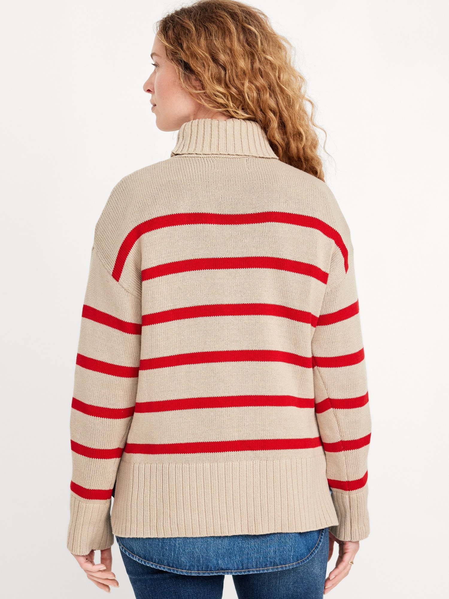 Turtleneck Tunic Sweater