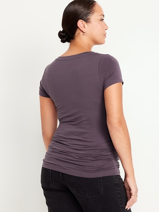 Image number 6 showing, Maternity Scoop-Neck T-Shirt