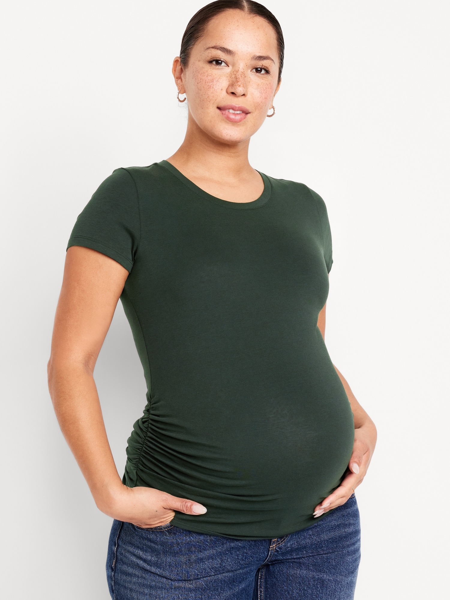 Maternity Crew Neck T-Shirt
