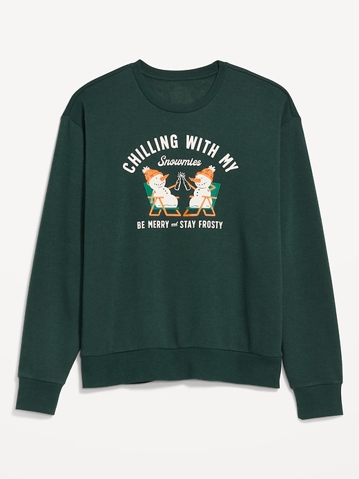 Image number 7 showing, Holiday-Graphic Sweatshirt