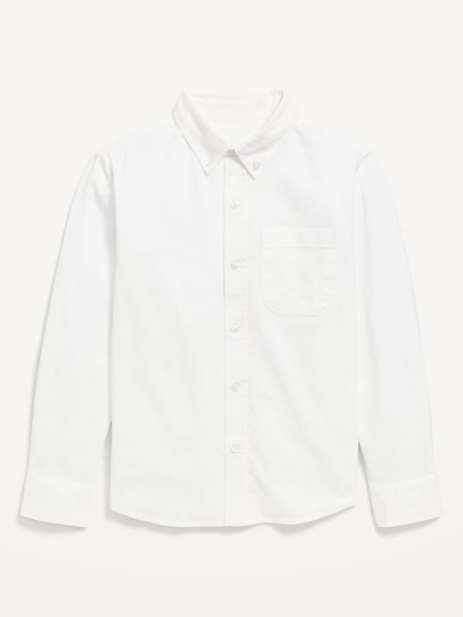 View large product image 1 of 2. Long-Sleeve Pocket Oxford Shirt for Boys