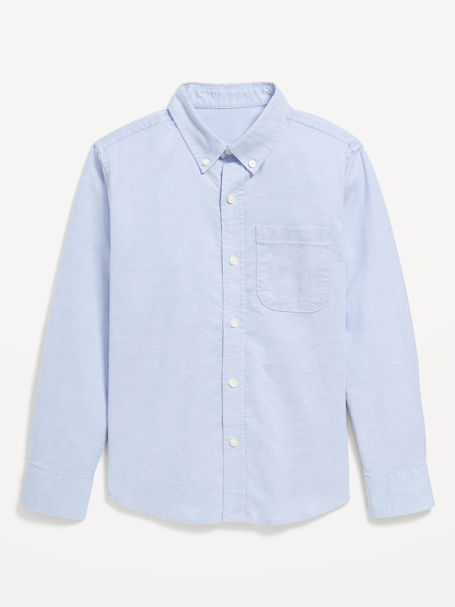 Long-Sleeve Pocket Oxford Shirt for Boys