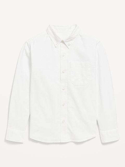 Long-Sleeve Pocket Oxford Shirt for Boys
