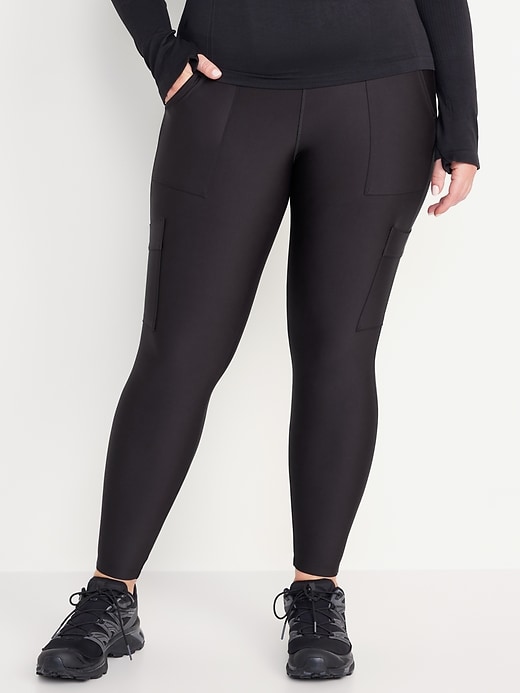 L'image numéro 6 présente Legging cargo PowerSoft à taille haute longueur 7/8