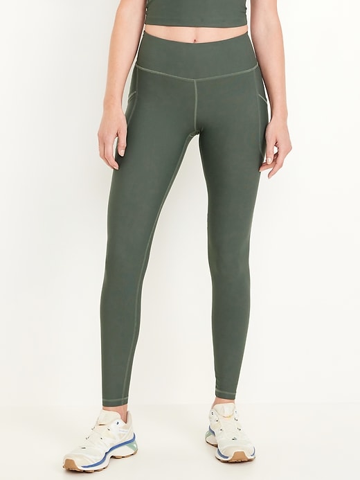 Image number 1 showing, High-Waisted PowerSoft Full-Length Leggings