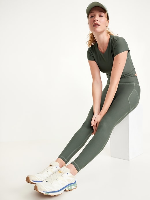 Image number 3 showing, High-Waisted PowerSoft Full-Length Leggings