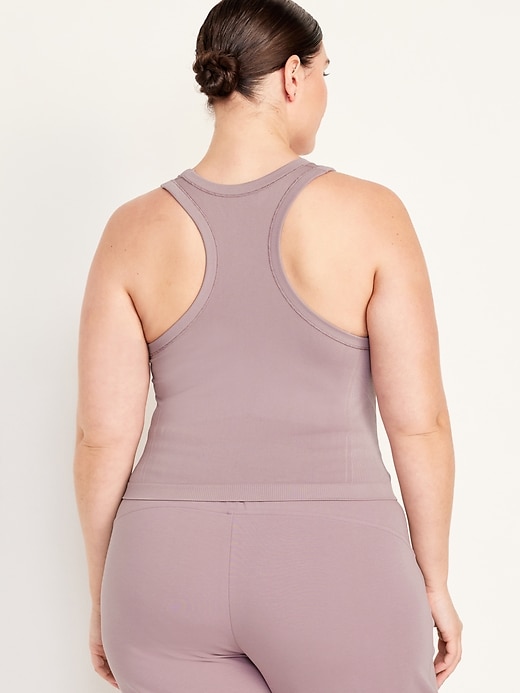 Image number 8 showing, Fitted Seamless Crop Tank Top