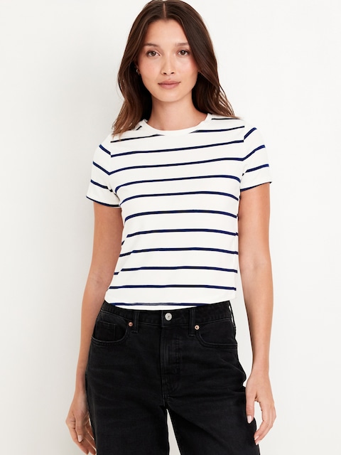 Bestee Crop T-Shirt - Blue