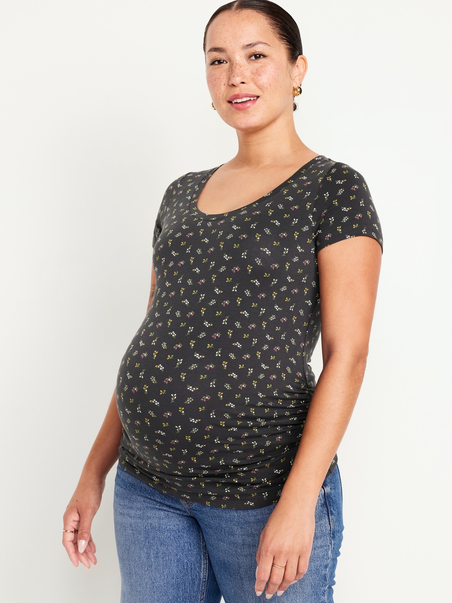 Maternity Scoop-Neck T-Shirt