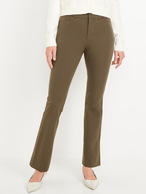 Pantalon Pixie évasé à taille haute