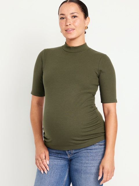 Maternity Mock-Neck Top