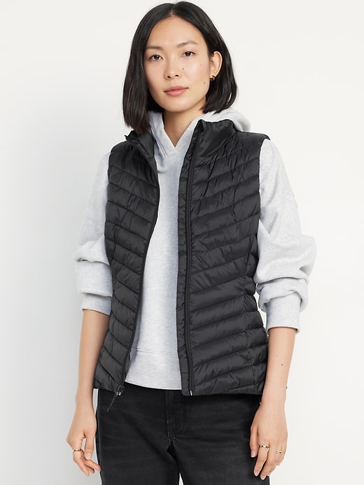 Image number 1 showing, Narrow-Channel Puffer Vest