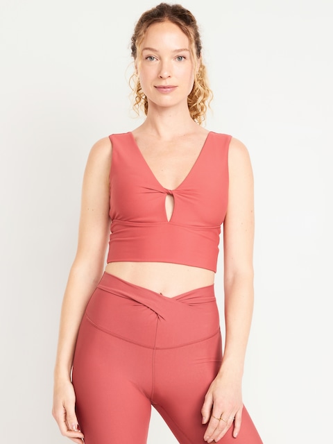 Soutien-gorge de sport PowerSoft long torsadé à maintien léger