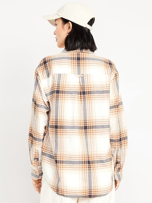 Image number 2 showing, Flannel Boyfriend Button-Down Shirt