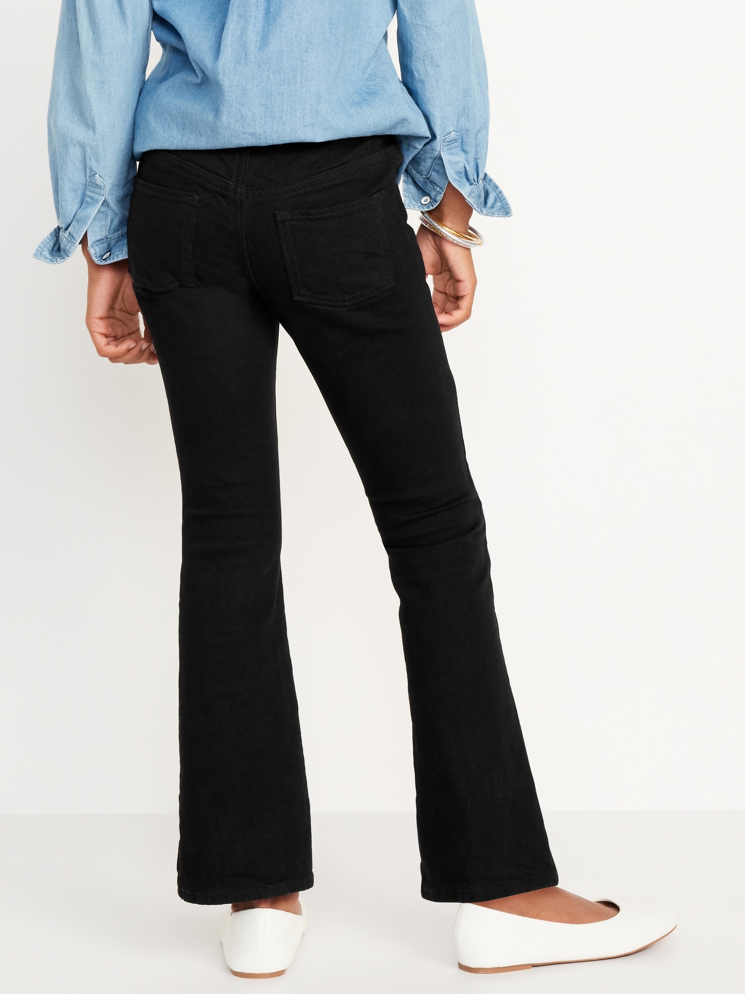 Wow Boot-Cut Pull-On Jeans for