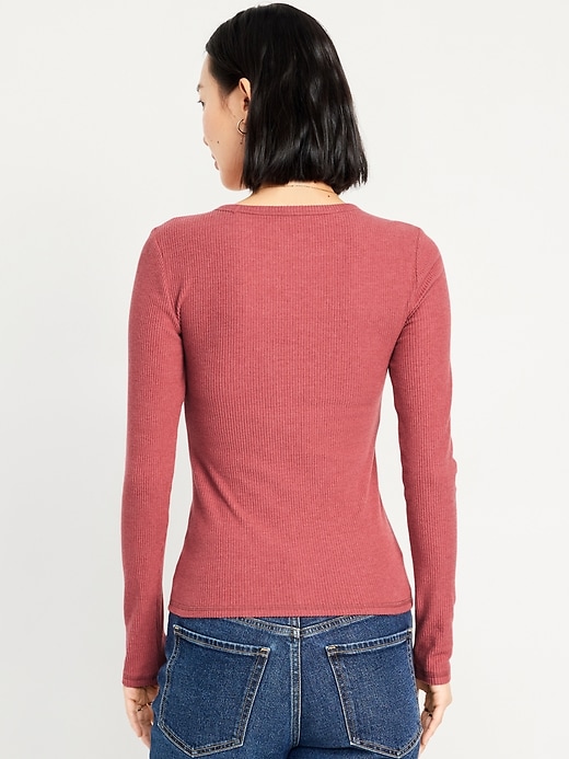 Image number 2 showing, Plush-Knit Long-Sleeve T-Shirt