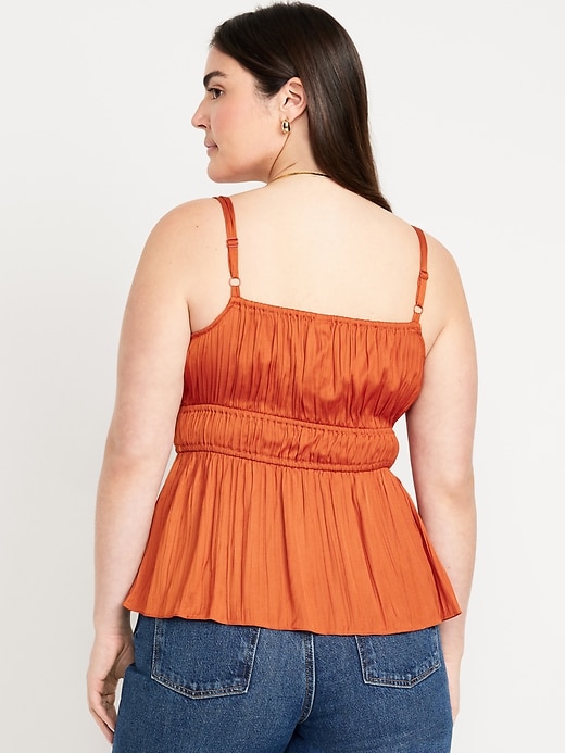 Image number 6 showing, Waist-Defined Satin Top