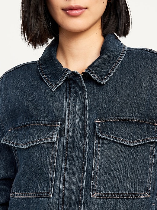 Image number 6 showing, Jean Shirt Jacket