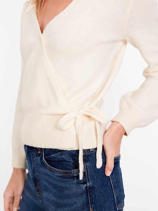 Image number 5 showing, SoSoft Tie-Waist Sweater