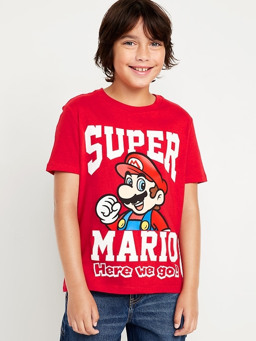 View large product image 1 of 4. Super Mario Bros.™ Gender-Neutral Graphic T-Shirt for Kids