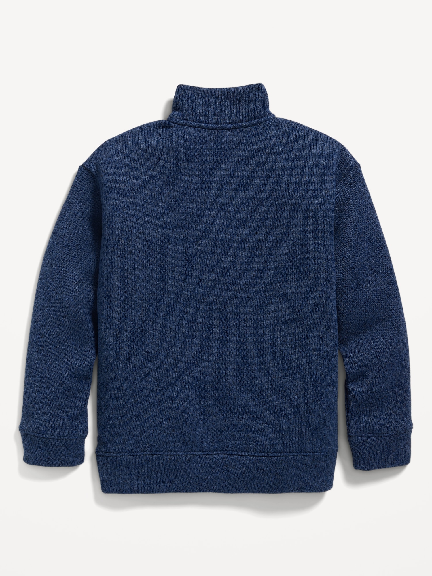 Sweater-Fleece Quarter-Zip Pullover Sweater for Boys