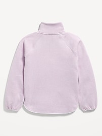 View large product image 4 of 5. Sweater-Fleece Half-Zip Tunic Sweater for Girls