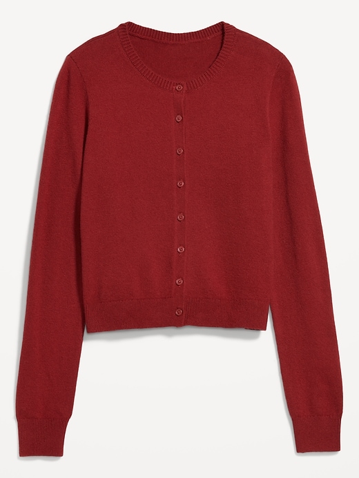 Image number 8 showing, SoSoft Crop Cardigan Sweater