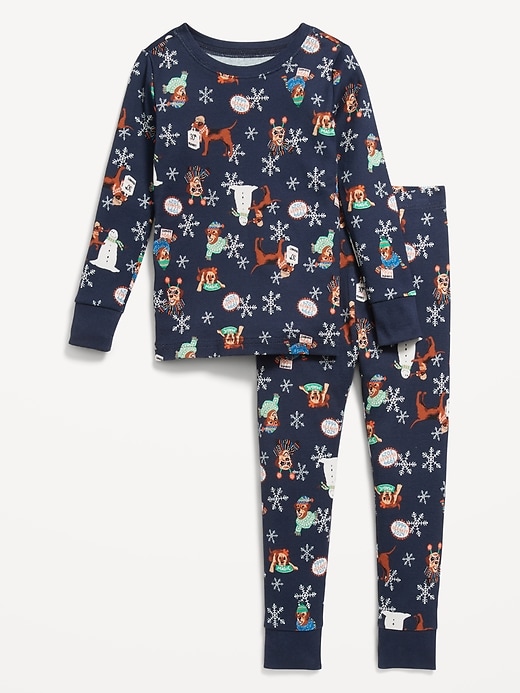 View large product image 2 of 2. Printed Snug-Fit Pajama Set for Toddler & Baby