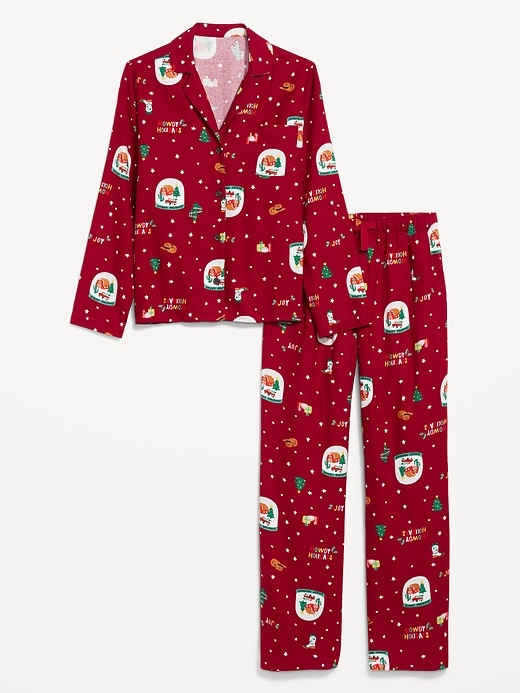 L'image numéro 4 présente Pyjama en flanelle