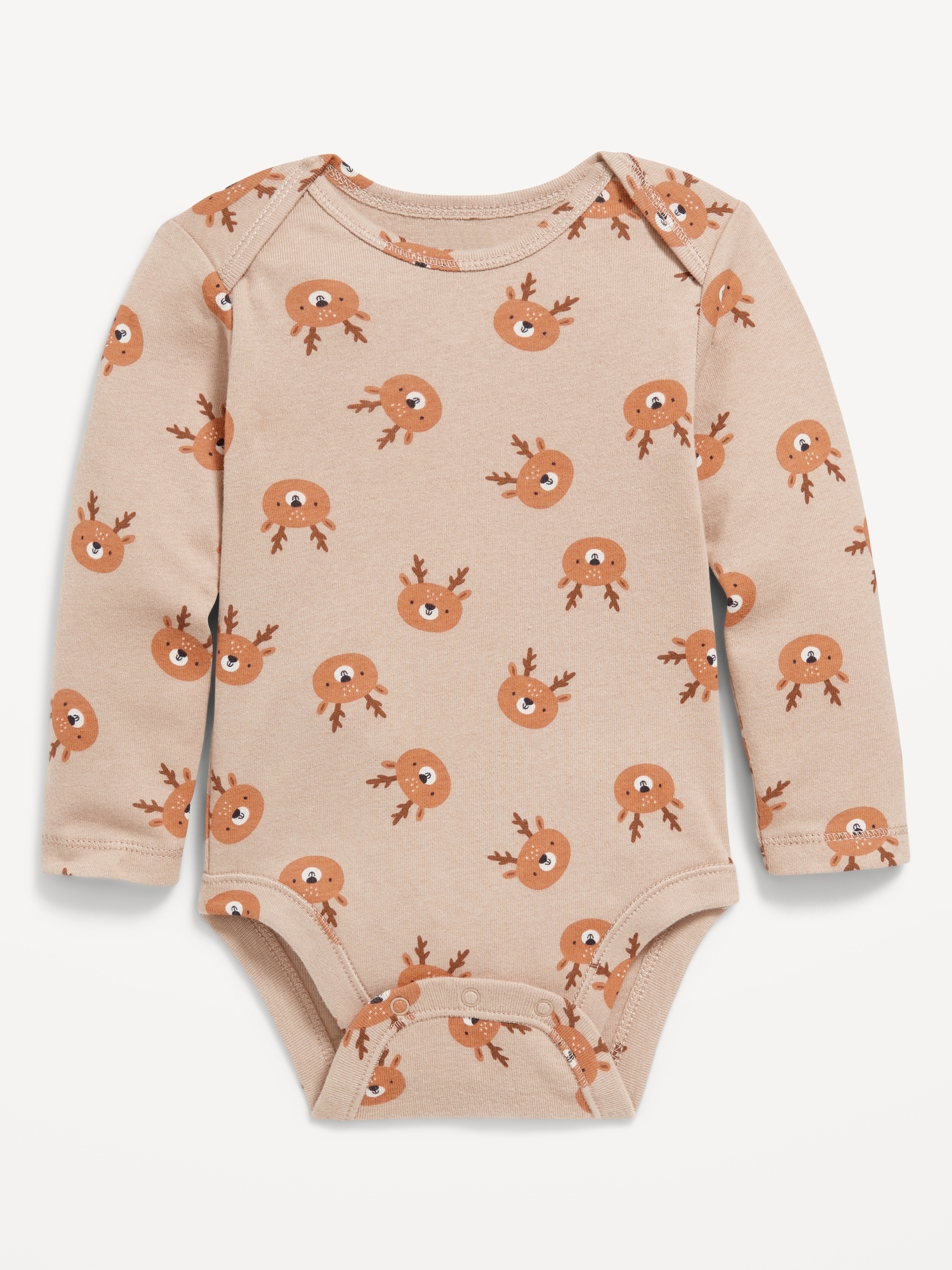 Long-Sleeve Printed Bodysuit for Baby